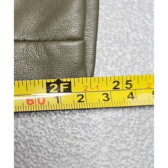 Anthropologie Plus Size 24W Colette Cropped Wide Leg Faux Leather Pants NWT - Picture 13 of 13